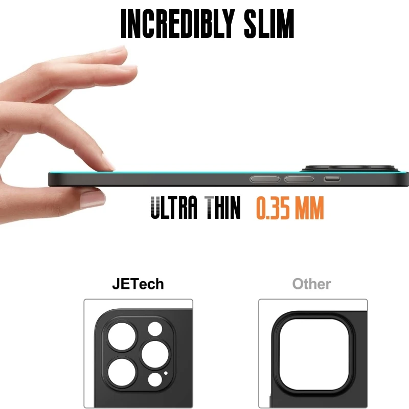 Funda mate ultrafina para IPhone 16 15 14 13 12 Mini X XR 11 Pro Max cubierta completa para IPhone 15 14 8 Plus fundas duras a prueba de golpes para PC