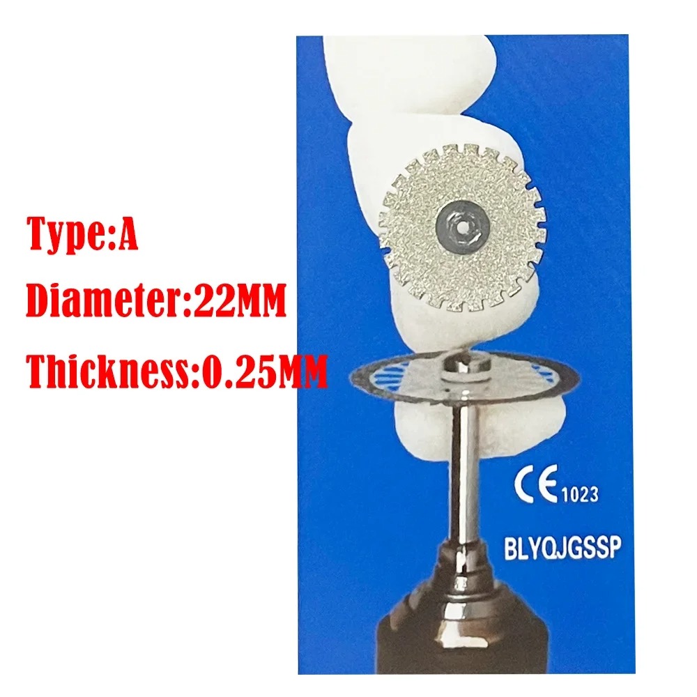 AG 1 шт., двухсторонний алмазный отрезной диск для стоматологической лаборатории 19/22/45/50 мм для разделения полировки керамической коронки, штукатурки или нефрита