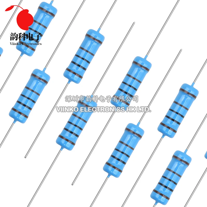 10 Uds 3W resistencia de película metálica 1% 0.1R - 2,2 M 2,2 10 100 150 220 270 330 470 1K 2,2K 4,7K 10K 15K 22K 47K 100K 220K 470K 1M ohm