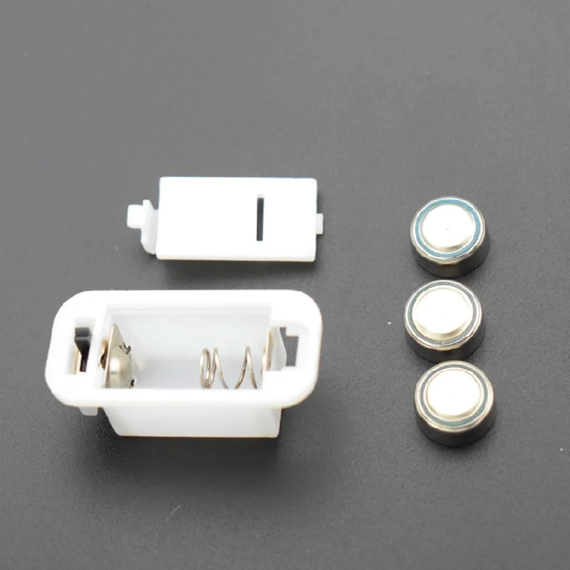 AG13/ LR44 with switch button battery case Music Flash battery compartment Small electronic housing Without battery