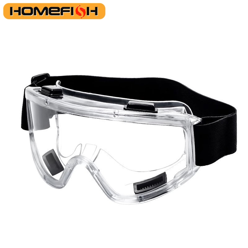 Gafas de seguridad: gafas a prueba de salpicaduras, a prueba de polvo y arena, gafas transparentes ajustables para ciclismo, esquí y deportes