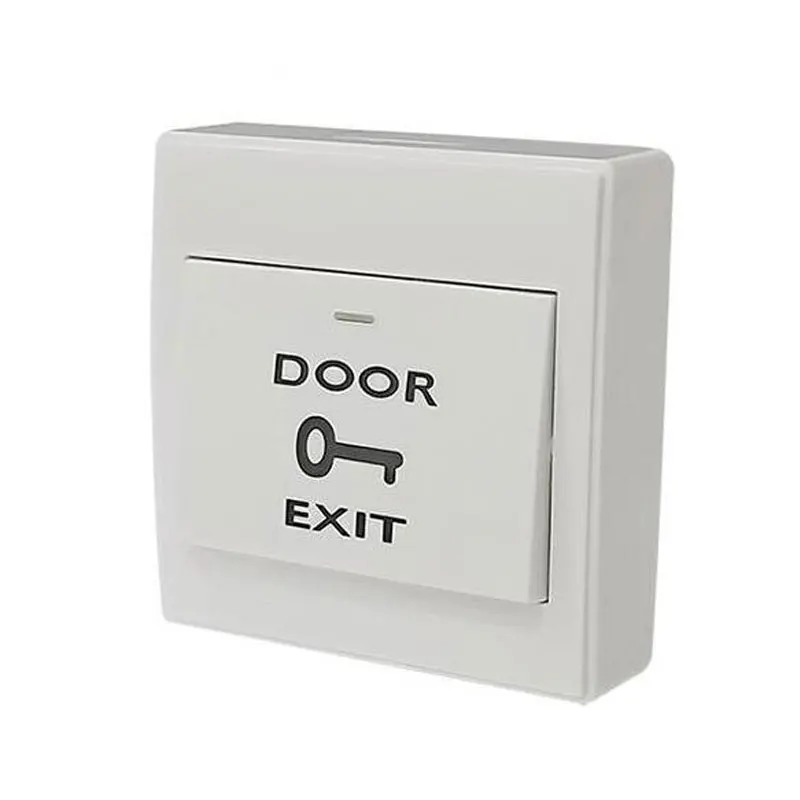 Botón de salida con caja inferior para interruptor de acceso de puerta adecuado para todo tipo de cerradura eléctrica