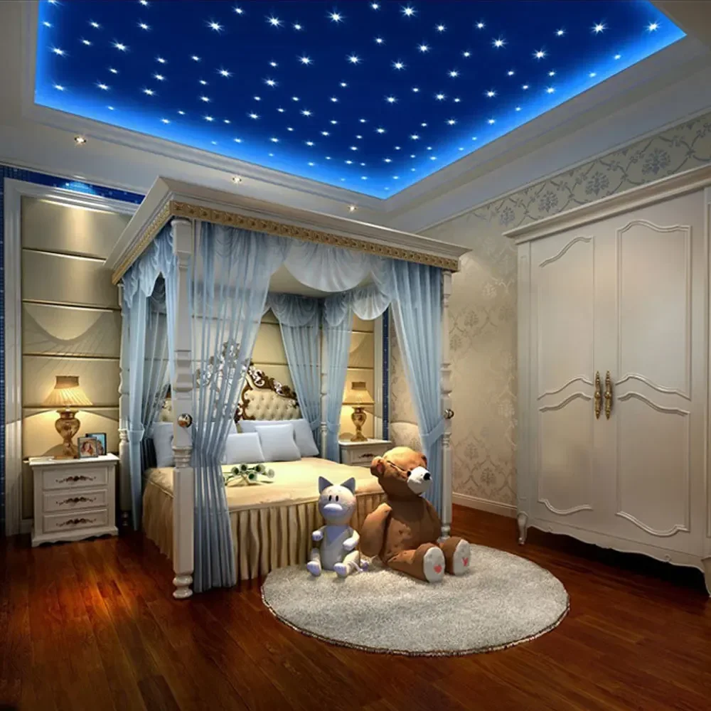 50x estrelas 3d brilhantes que brilham no escuro na parede adesivos crianças quarto do bebê quartos tetos decoração de casa pentagrama fluorescente papel de parede