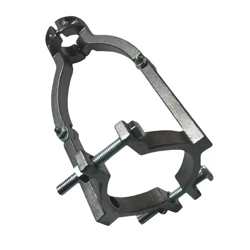 Square Hole Drill Fixing Bracket Mortise And Tenon Bit Bracket Clamp Adjustable From 1.5-2.2inch Drill Install Fixing Bracket