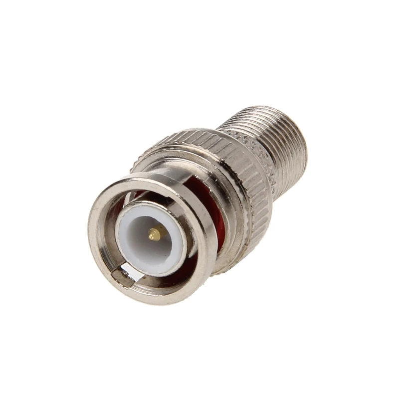 5 unids/set BNC macho enchufe a F hembra Jack adaptador de conector coaxial para cámara CCTV