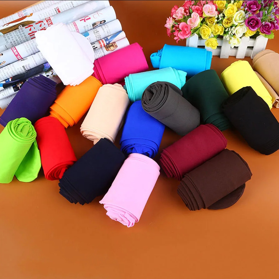Collant calza da donna opaco tinta unita Leggings a vita alta