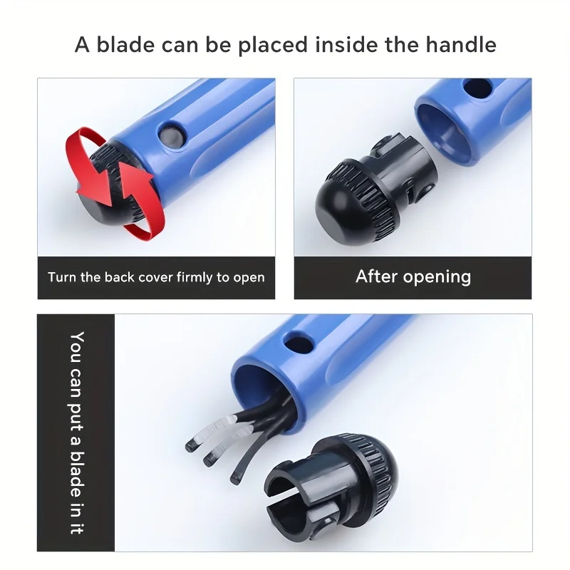 มือตัดมีดขัด Scraper NB1100 Chamfer ตัดกําจัดอลูมิเนียมพลาสติกขยะขอบเครื่องมือจับใบมีด