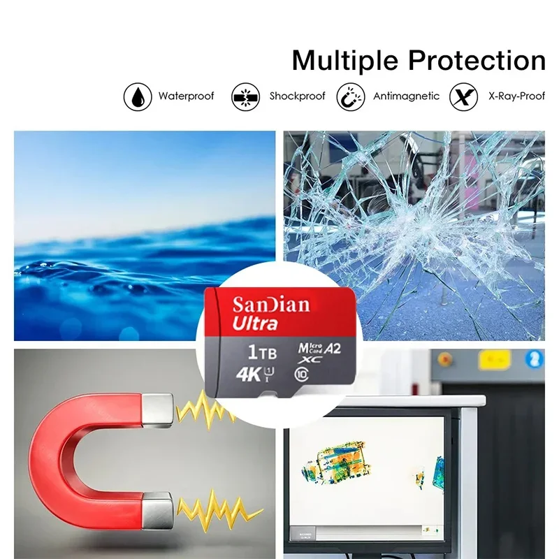 New 1TB Memory Card 2TB 128GB  Micro tf sd Card 512GB High Speed Class10 256GB SDCard 100MB/s TF Card original sd memorycard
