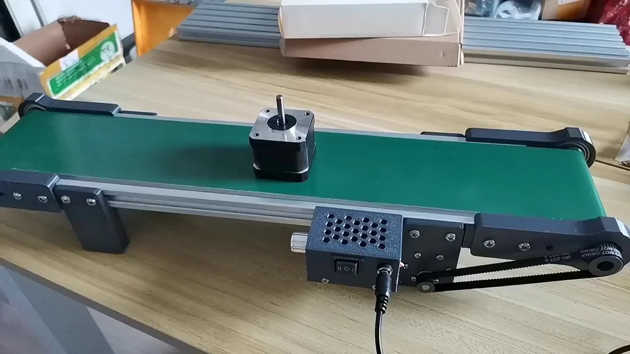 10*100cm elektrisches Förderband 12V/116 U/min Motor mit vorwärts und rückwärts Studenten experimentieren Reibung für Roboterarm DIY Kit