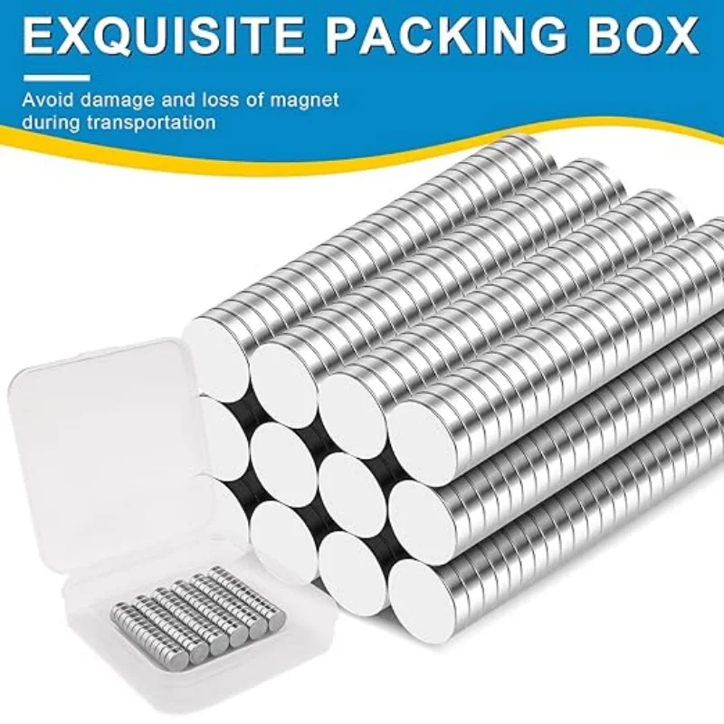 Ímãs de geladeira redondos de 8x3mm, ímãs de geladeira pequenos, ímãs de escritório, ímãs de quadro branco, mini ímãs duráveis, artesanato, cozinha