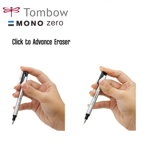 TOMBOW MONO Zero Pen Eraser Professional High Precision Mechanical Pencil Erasers Drawing Sketching Correction Japanese Statione