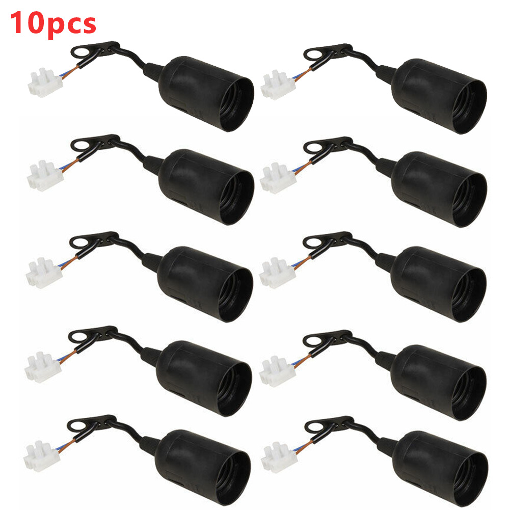 8/10pcs E27 Lamp Holder Construction Socket Lamp Holder Construction Site Socket Renovation Socket Lighting Accessories