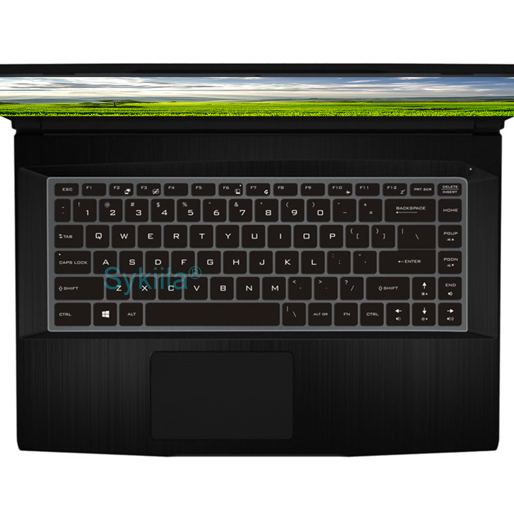 Bao Da Bàn Phím Cho MSI GF65 Mỏng GF63 GF75 Mỏng GF72 GF72VR GF62 GF62VR Silicone Bảo Vệ Da Ốp Lưng Laptop Chơi Game Phụ Kiện 17