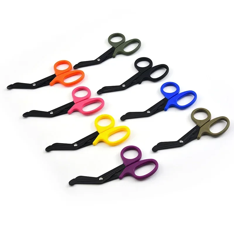 Tijeras de rescate médico paramédico, gasa para traumatismos, IFAK, tijeras médicas de primeros auxilios de emergencia para enfermera al aire libre