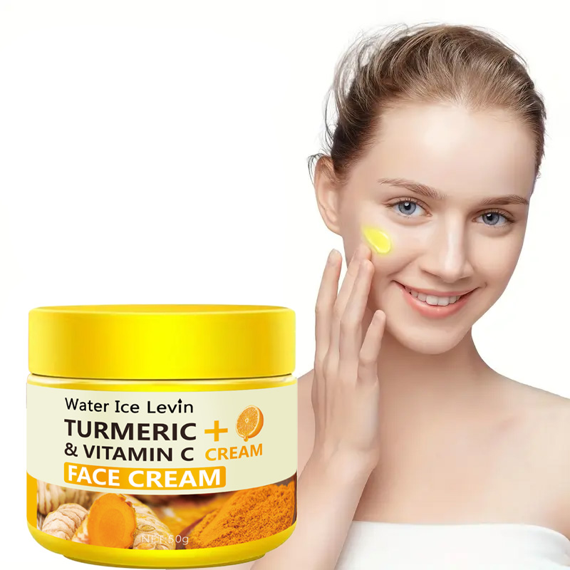 Cúrcuma vitamina c creme anti-envelhecimento hidratante anti-rugas colágeno ácido hialurônico creme cuidados com a pele cosméticos 50g