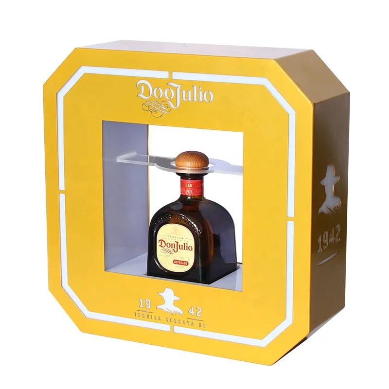Illuminated LED DonJulio Reposado Blanco Tequila Bottle Presenter Patron Wine Glorifier VIP Service Sign for Nightclub