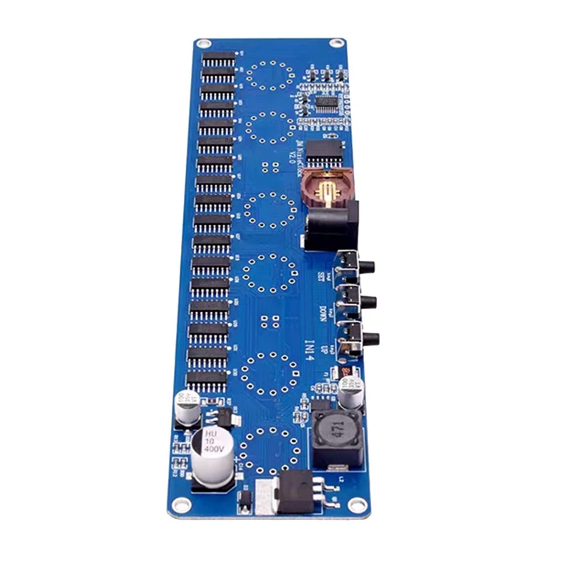 Módulo de reloj electrónico de 12V, micro-usb, DIY, IN14, Nixie Tube, reloj Digital LED, módulo de regalo, Kit de placa de circuito PCBA sin tubos