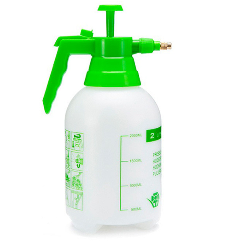 2L Gießkanne Haushalt verdickter Gießkanne zum Bewässern von Blumen langlebiger Luftdruck-Gießkanne Desinfektion Gartenarbeit w