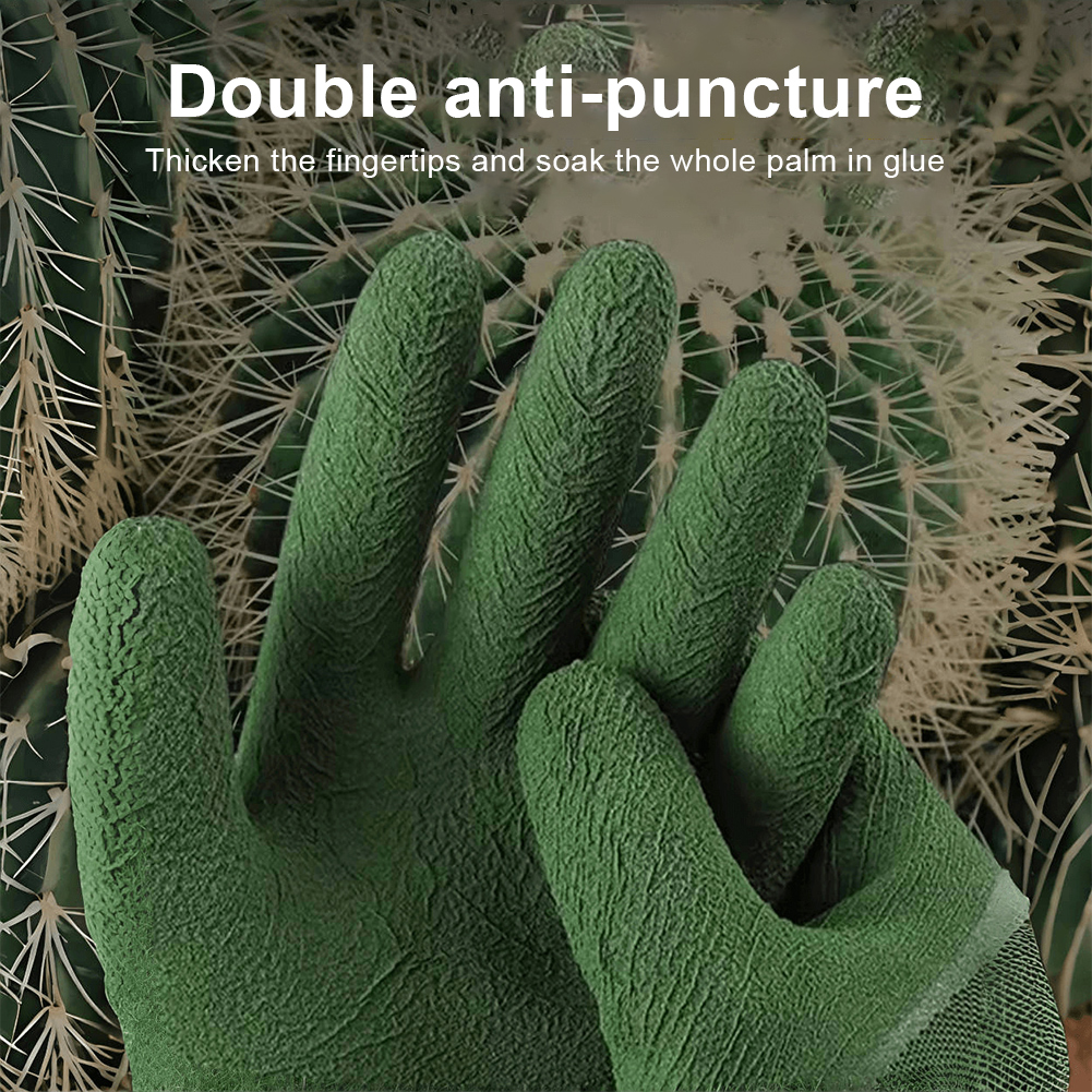 1/2 pares de guantes de jardinería a prueba de espinas, guantes de jardín para poda de rosas, guantes de protección, guantes de rosas para Cactus, rosa y mora