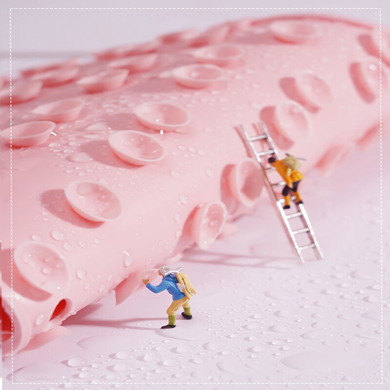 Coussin de Énergie des Pieds en Silicone, Brosse de Bain à Chaud, Multifonctionnel