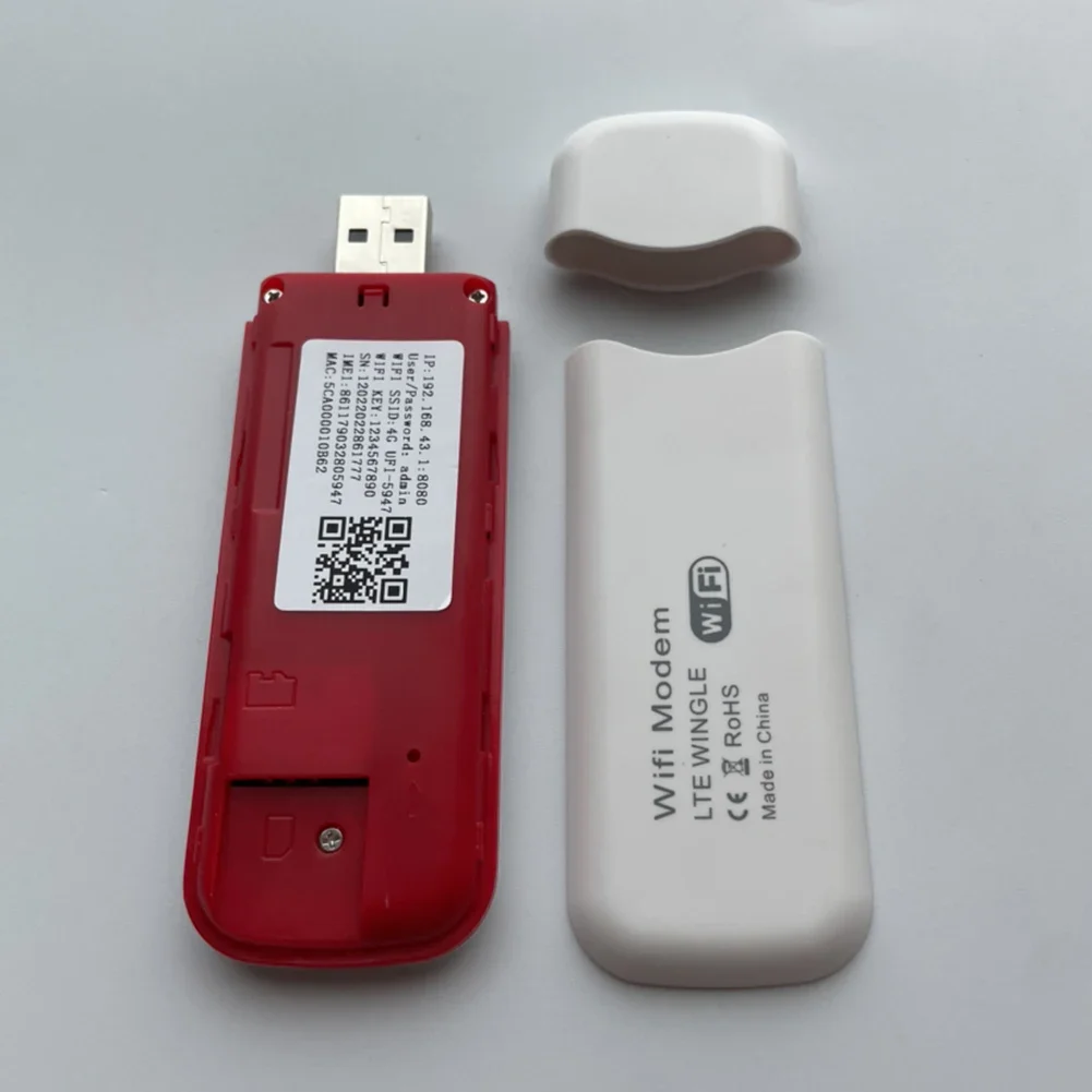4G LTE USB Dongle 150Mbps Wireless Mobile Broadband SIM Card Modem Stick for Home Office Wireless WiFi Router Adapter