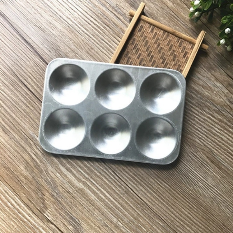 1pc/10pc Aluminum painting pigment palette, palette, ceramic tools, aluminum palette