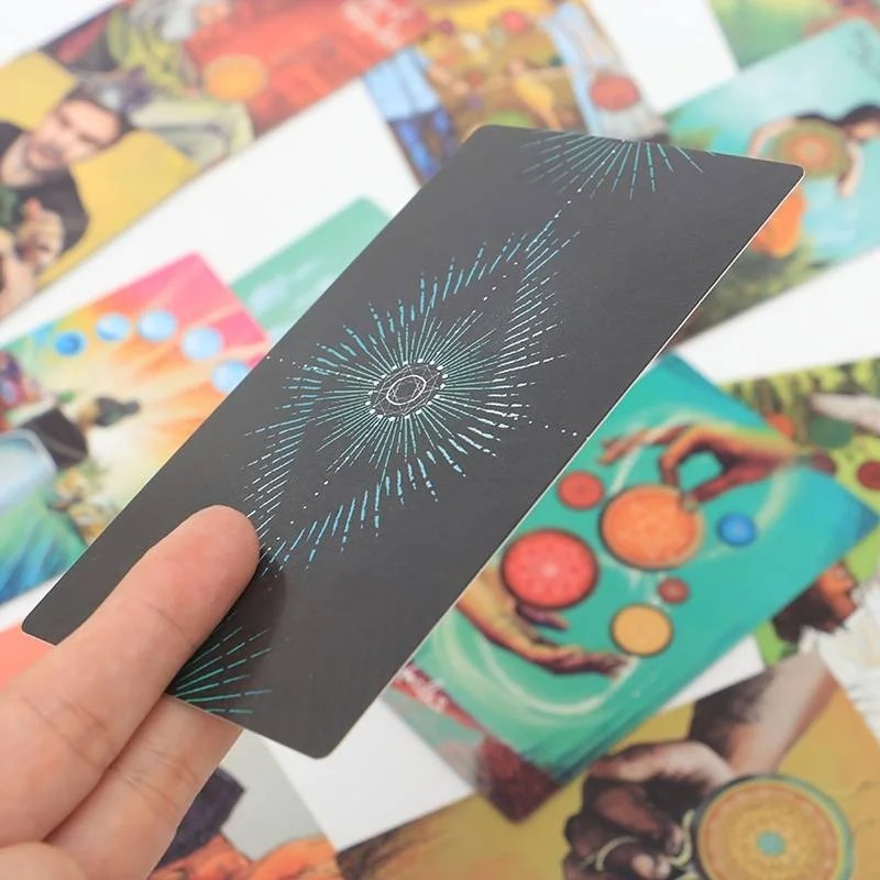 1 Box The Light Seer's Tarot Cards, 78-Card Full Color Tarot Set for Tarot Reading, Fortune Telling, Divination Board Game Cards