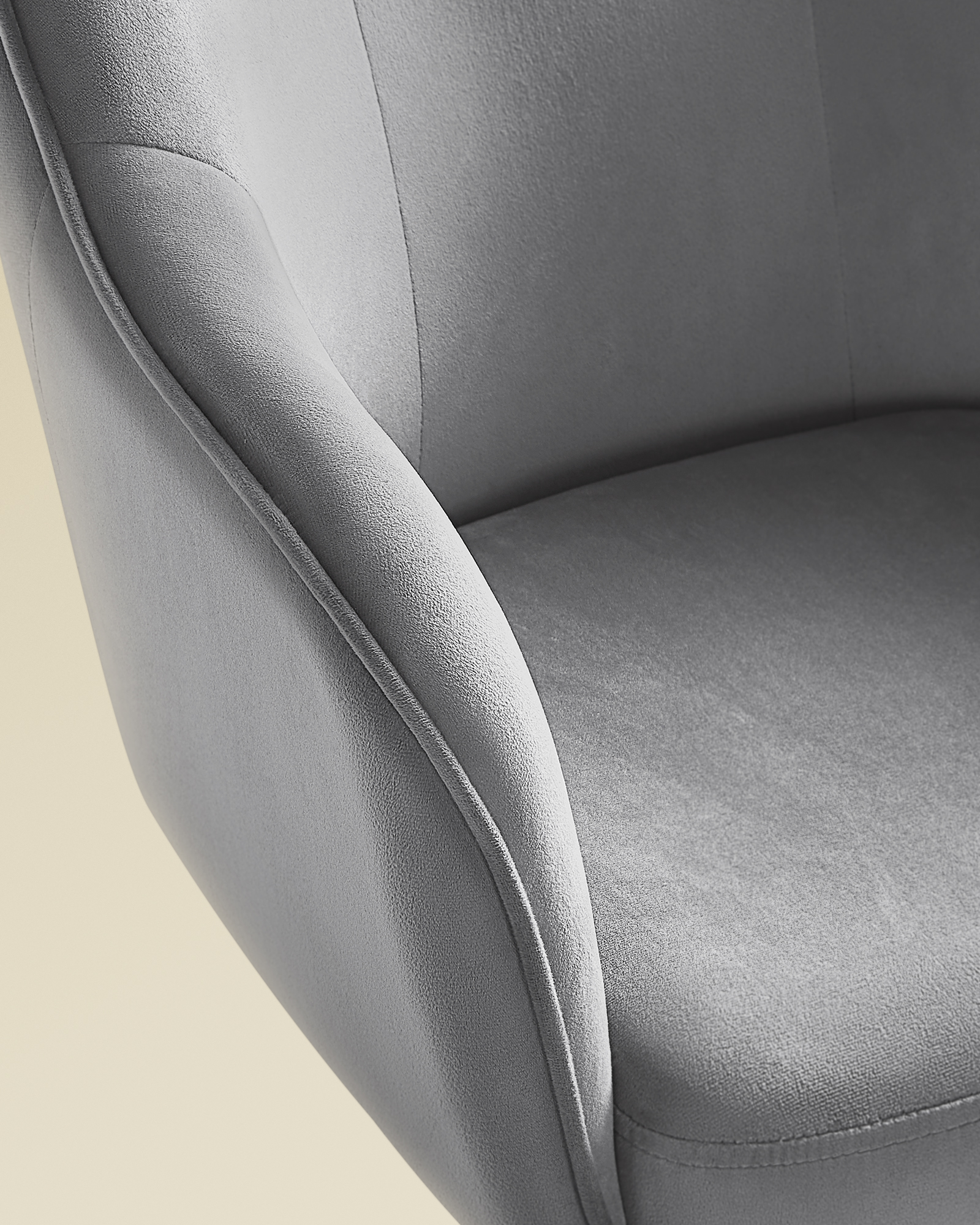 SONGMICS Bürostuhl (1 St), höhenverstellbar, atmungsaktiv, Samt