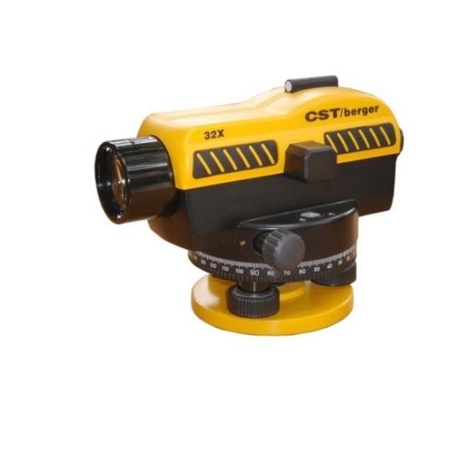 Kit Nível Óptico Automático 32x + Mira 5m + Tripé Topografia