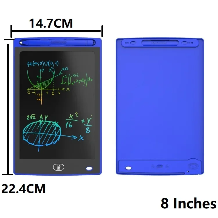 8/12 INCH Drawing Tablet Lcd Writing Board Lcd Tablet for Designs Graphic Electronic Notebook Magic Tablet To Draw
