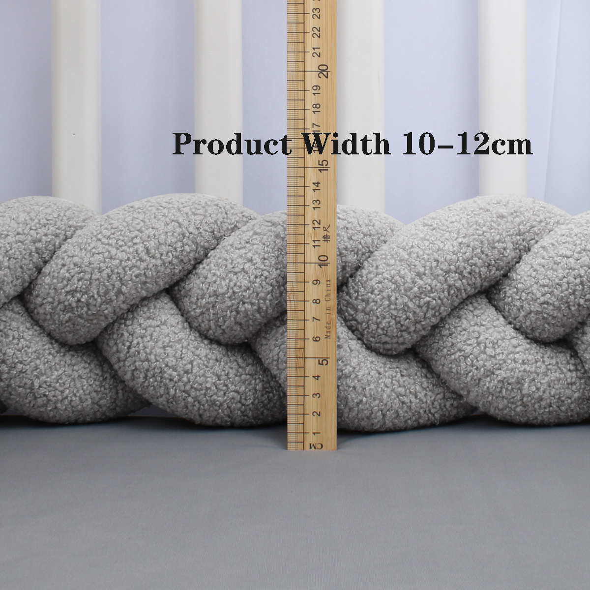 1-4M Lettino Paraurti Infantile Culla Cuscino Cuscino Treccia Culla Paraurti Protezione Room Decor Tresse Tour De Lit Bebe
