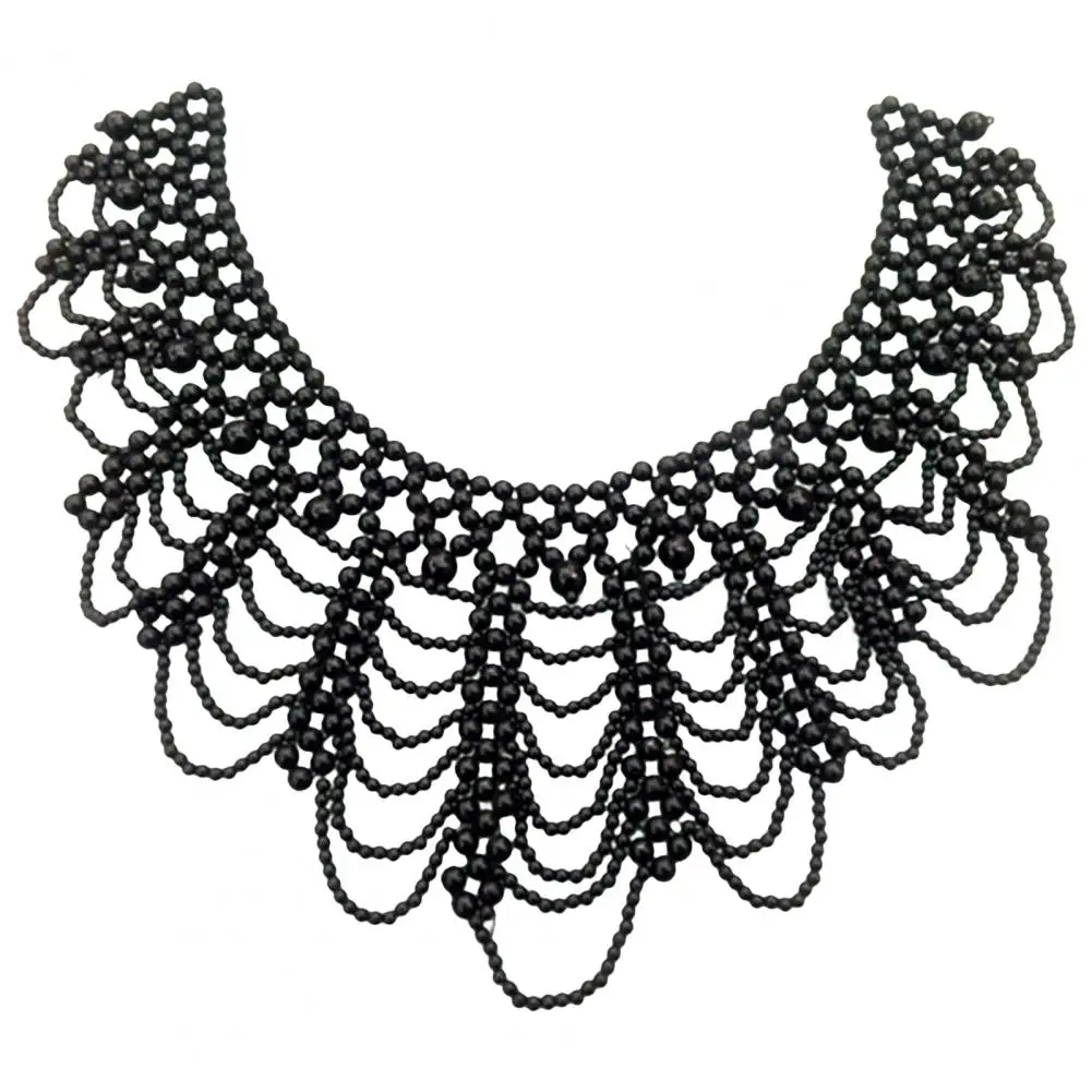 Gefälschte Kragen Luxus Dame falschen Kragen High-End-einfarbig gut aushöhlen Multi-Schichten Dame falschen Kragen