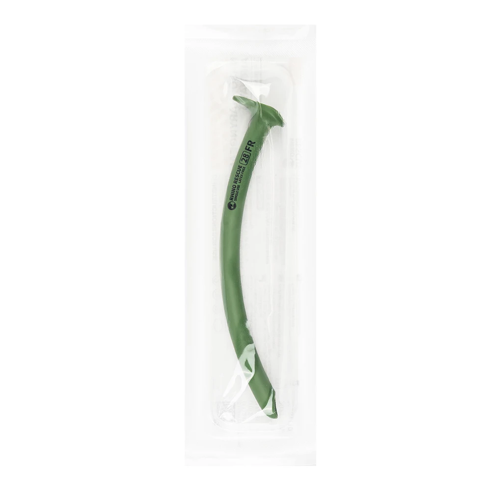 Rhino Rescue Nasofaryngeal (Nasal) Airway NPA Met glijmiddel Nasofaryngeal Airway 28FR (2-pack)