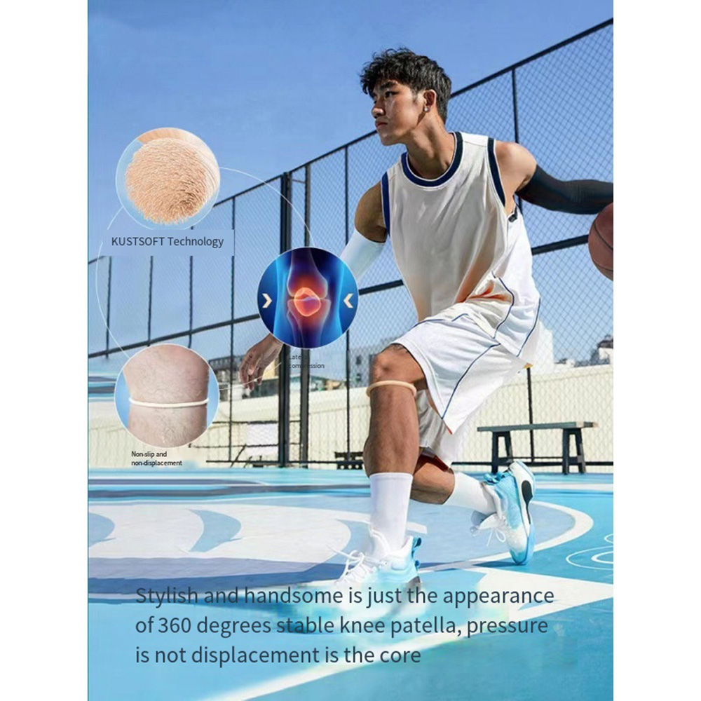Fine Patella Belt Basketball Knee Force Belt Patella Knee Joint Rope Ring Rubber Band Sports Knee Pad Elastic Fixed Protection