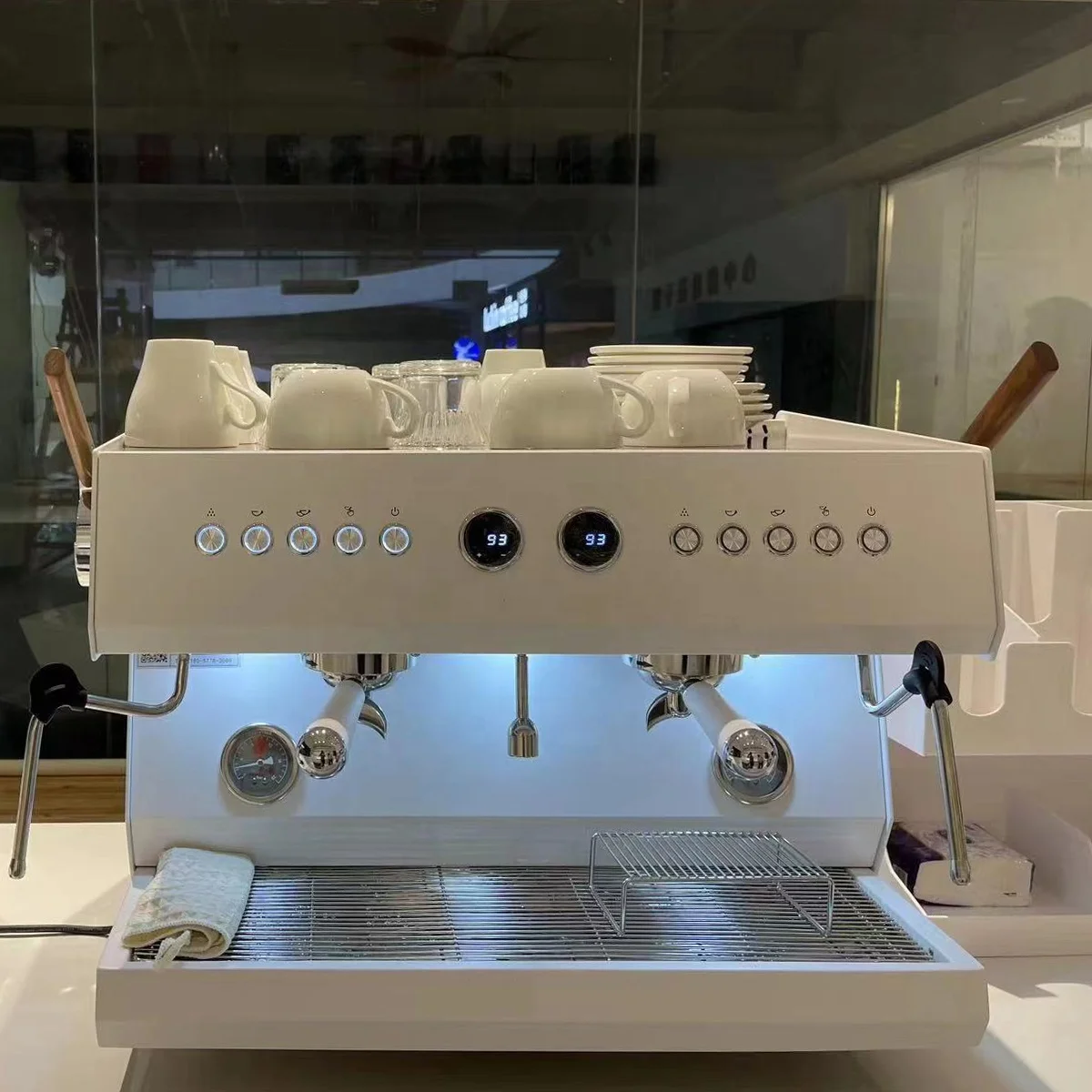 ST Cheap 2 Groups Commercial Coffee Machine Professional Automatic Express Espresso Machine Coffe Coffee Machine