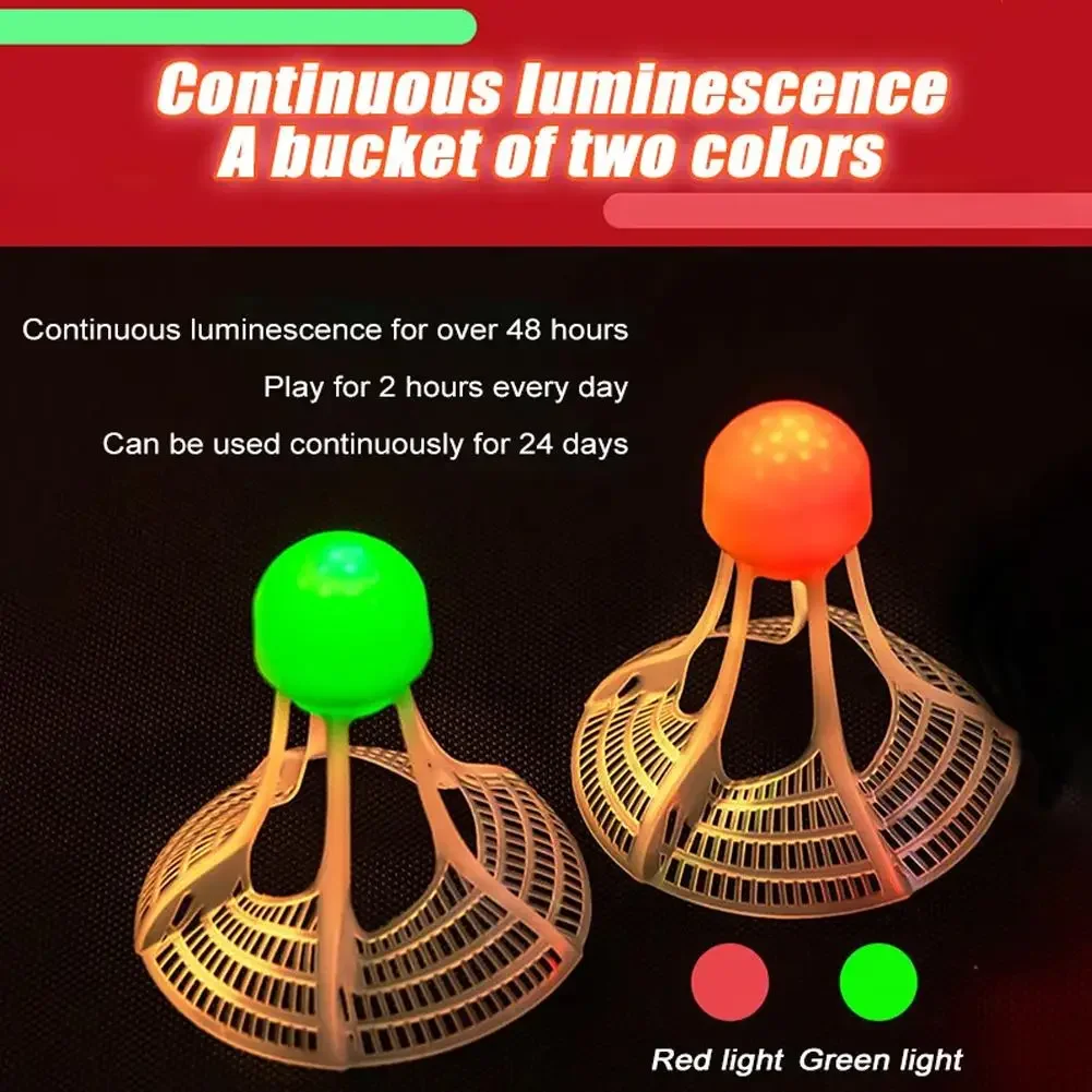 1 PC GLOW-In-The-Dark Windproof แบดมินตันแบดมินตันลูกบอลลมความต้านทานการฝึกอบรมอุปกรณ์เสริม Night อุปกรณ์กีฬากลางแจ้ง