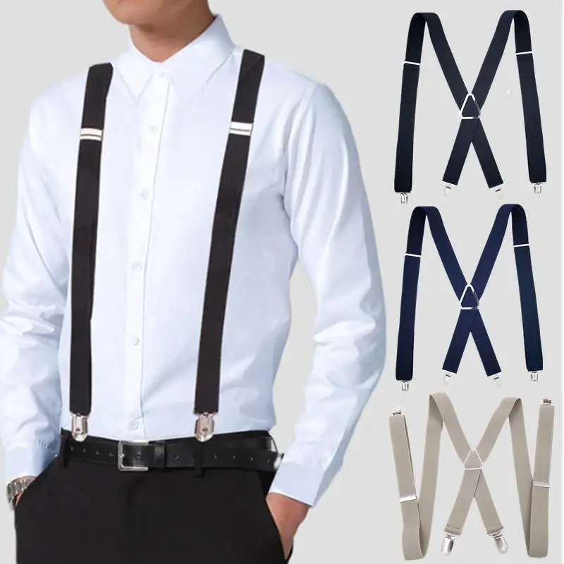 Männer Arbeit Heavy Duty Hosenträger Einstellbare Elastische Hosenträger Gürtel Strap Hosenträger Hosenträger Frauen Hosen Hemd Rock Zubehör
