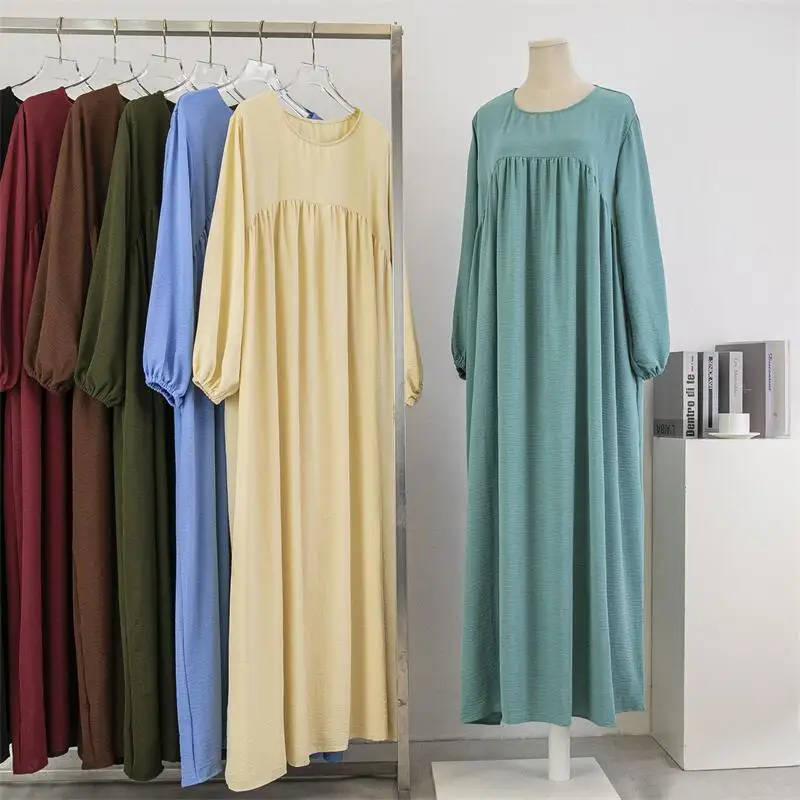 Frühling Herbst Volle Hülse Casual Plus Größe Kleid Frauen Lose Maxi Kleider Weibliche Oversize Lange Kleider Vestidos Fit 120KG