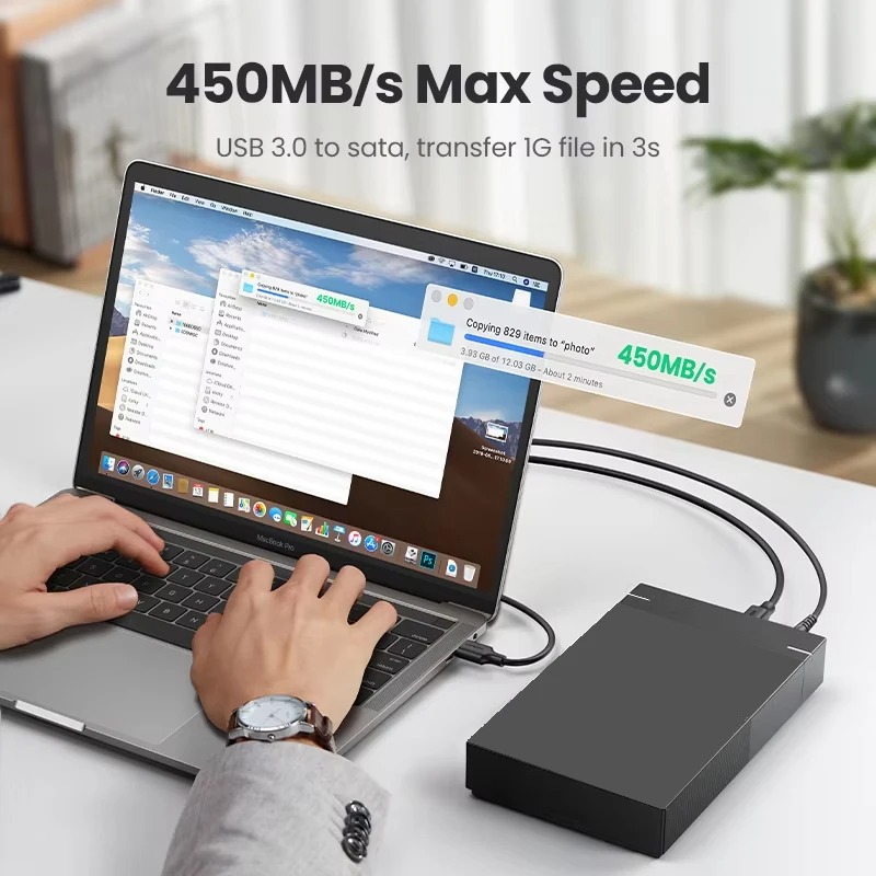HDD Case 3.5 inch SATA to USB 3.0 External Hard Drive Reader for HDD Box Case HD External HDD High Speed Enclosure for PC Lapop