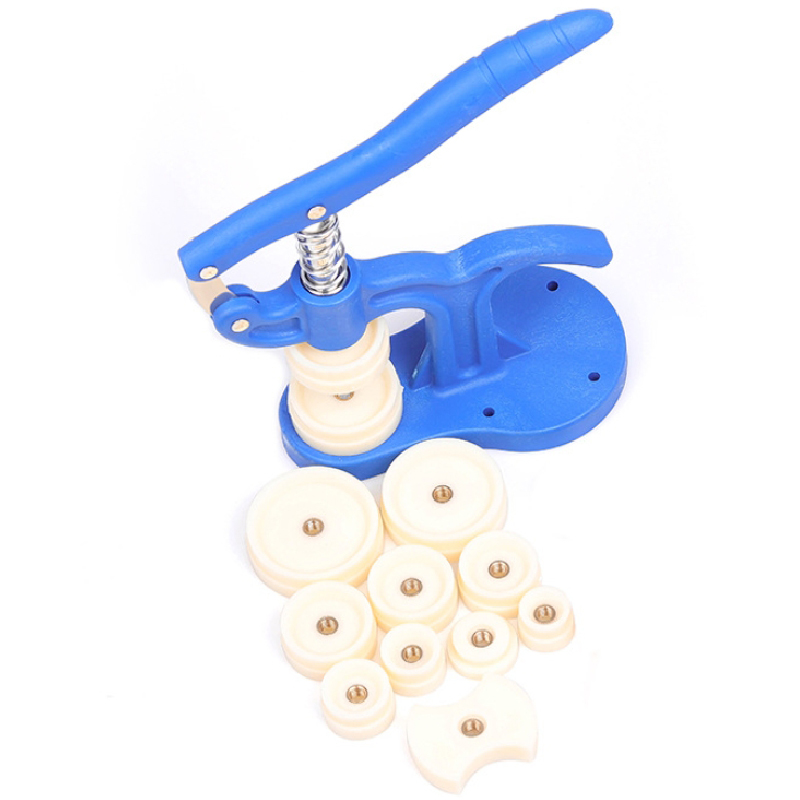 圧力修理プレスツール時計バッククローザー時計メーカーツールケースクリスタルガラスハンドツール 12 プラスチックダイアクセサリー