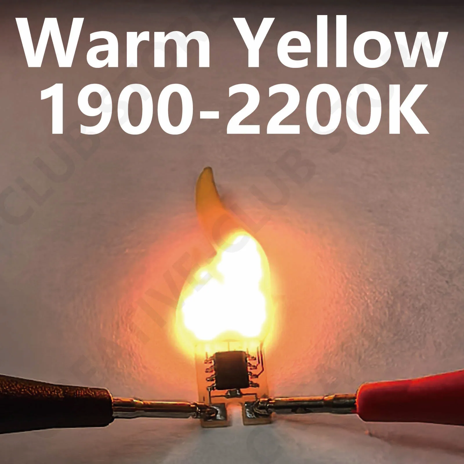 LED COB Flashlight Candles DC3V-5V LED Filament With Flickering Flame Welding With Strip Line Decoration Light Bulb Accessories