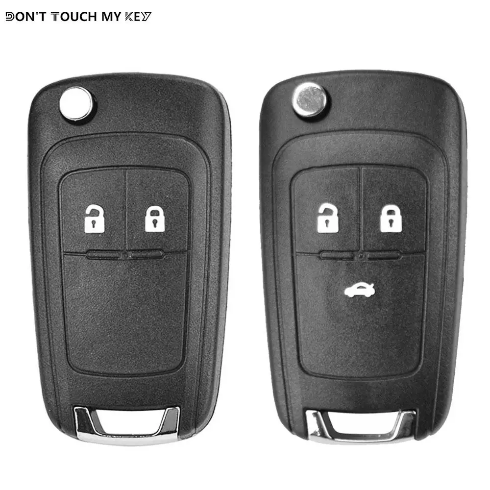 Carcasa de llave remota de coche de 2 y 3 botones para Opel/Vauxhall Astra Mokka Insignia Zafira Meriva para Holden Cruze Barina Trax Colorado