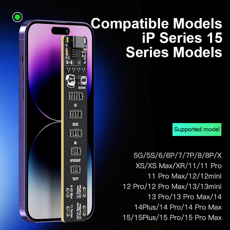ワンタッチバッテリー活性化ボード IP5-15 フルシリーズ Android MECHANIC F018 F009 自動電源オフ高速充電ツール
