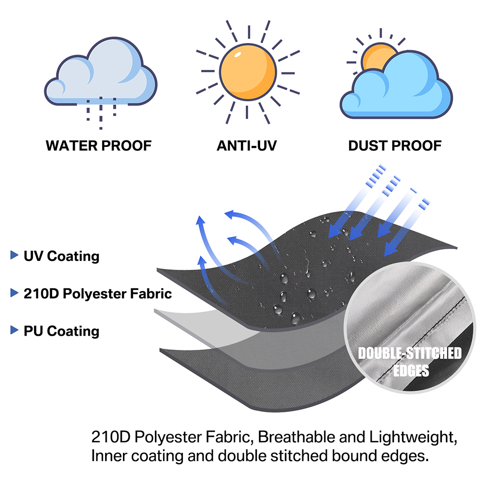 Terrasse hängen Ei Stuhl bezug wasserdicht 210d schwere Einzel-/Doppels itz Kokon Schaukel Ei Stuhl hussen Garten Staubs chutz