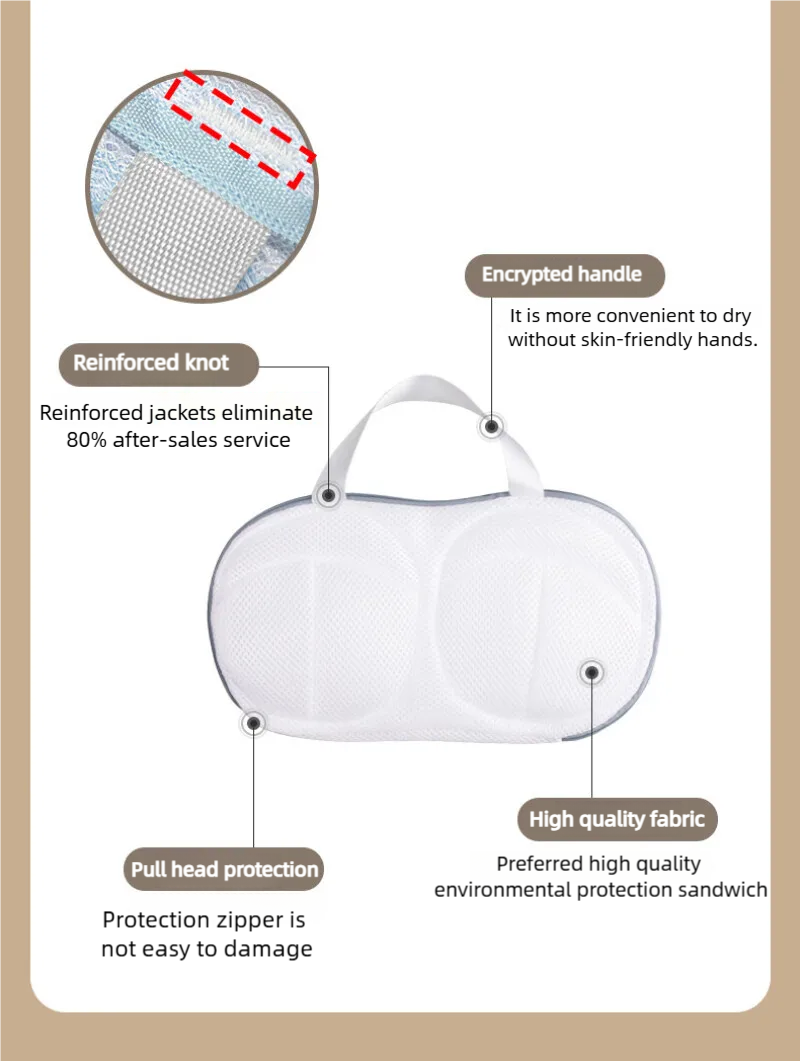Anti-deformation Bra Mesh Bag Machine-wash Special Polyester Bra Mesh Bags Laundry Brassiere Bag Cleaning Underwear Sports Bra