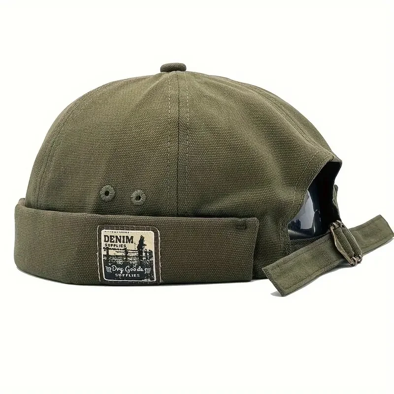 돔 멜론 모자 남성 여성 패션 빈티지 무모한 모자 힙합 집주인 모자 남여 Skullies Beanie 솔리드 ​​컬러 도커 모자