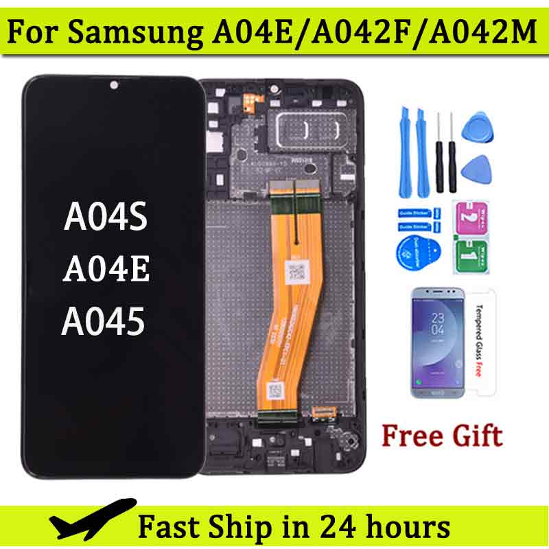 6.5 ''จอแสดงผลสําหรับ Samsung A04e A042F A04 A045 A04S จอแสดงผล LCD Touch Screen Digitizer สําหรับ Samsung A047 LCD A042M จอแสดงผล