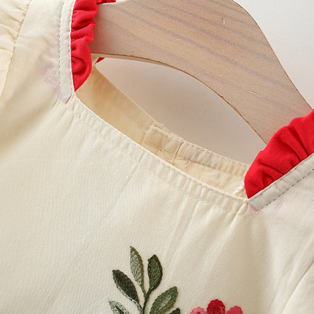 Vestido de verano para niña, Falda bordada de algodón con mangas de burbuja, ropa cómoda para niños de 0 a 3 años, novedad