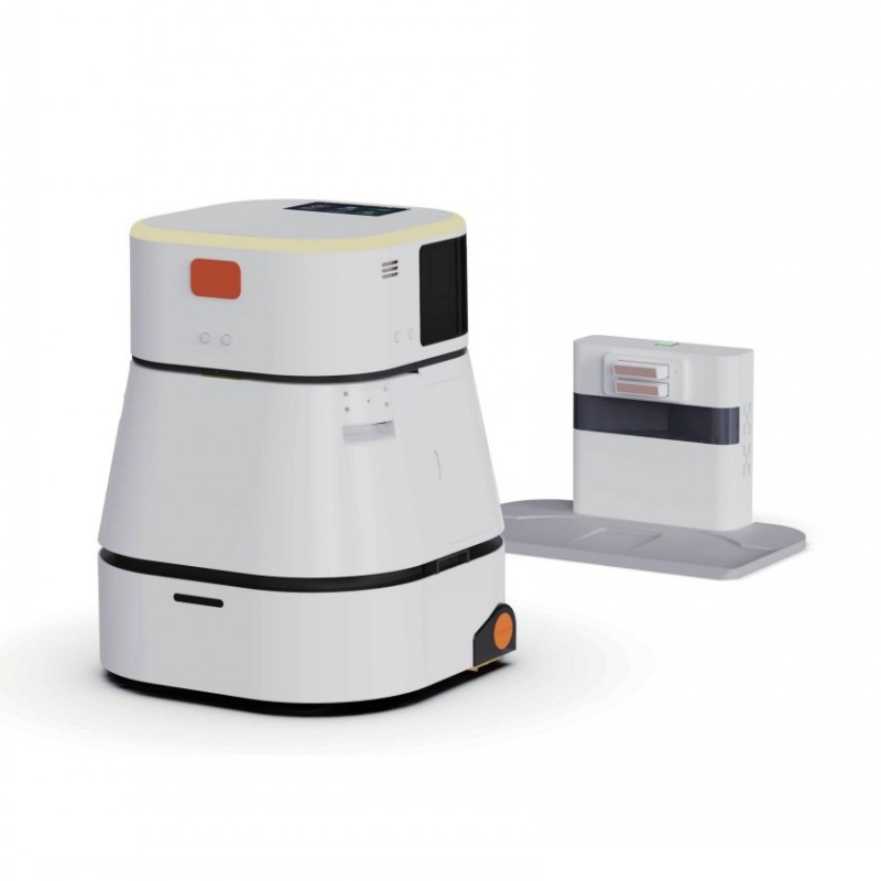 Robot de limpieza automático, robot inteligente industrial, fregona inteligente AI, robot de máquina barredora