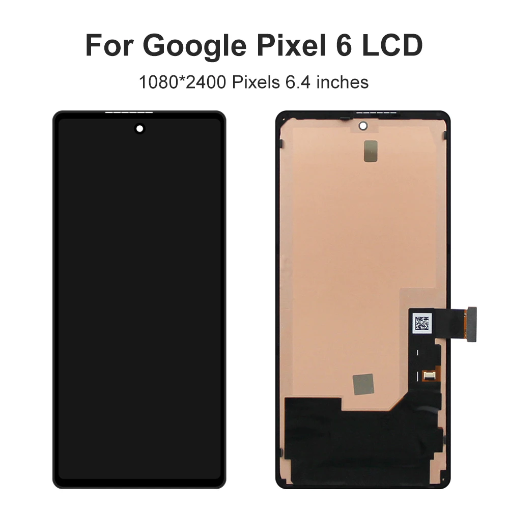 Für Google Pixel 6 Für AMOLED 6,4 ''Google Pixel 6 GB7N6 G9S9B16 G9S9B LCD Display Touchscreen Digitizer Montage Ersatz